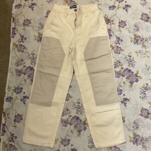 Old Navy Kids Cream and Tan Jeans